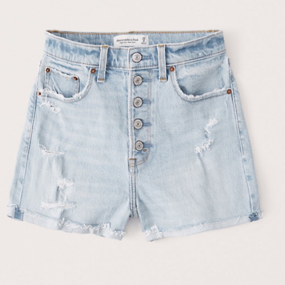 A&F High Rise Mom Short